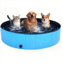 Reversible Stackable Thickened Pet Swimming Pool, Large Capacity Portable, Suitable For Indoor And Outdoor Use (Drainage Hole Position Varies By Model, Image Shown For Reference Only) - Multicolor - View 13