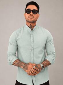 Men Shirts - Verde agua - Ver 1