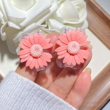 1組TPU花朵數據線保護套，保護數據線，耐用ABS材質，相容Apple 18W/20W充電器，防止手機充電線損壞 - 粉色 凋落雛菊 - 查看 6