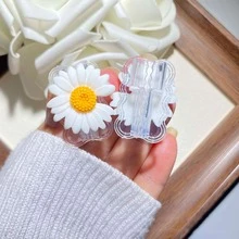 1組 TPU 花朵數據線保護套，保護數據線，耐用 ABS 材質製成，相容 Apple 18W/20W 充電器，防止手機充電線受損 - 白色 凋落雛菊 - 查看 6