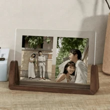 高品質防滑底座展示架，極簡桌面相片架，適用 4*6/5*7 英吋相片，辦公桌收納整理，北歐風居家裝飾，婚禮桌號卡，相片牆裝飾，送給同事的創意禮物 - A - 查看 1
