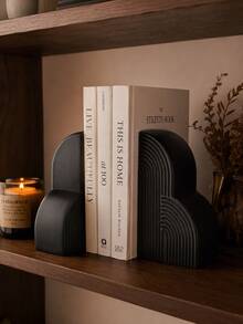 2 Pieces Modern Nordic Arched Bookshelf, Decorative Bookshelf, Simple Shelf, Suitable For Home And Office Desktop Decoration, The Best Gift For Friends, Back-To-School Gift. - one-size - View 6