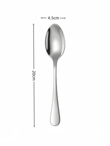 Stainless Steel Cutlery Set Silver Forks And Spoons - Includes Dinner Forks And Spoons, Mirror Polished, Suitable For Restaurants, Homes And More, Multi-Person Use, Dishwasher - Multicolor - View 14