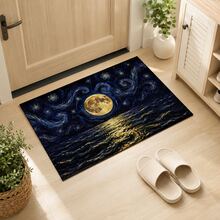 Pattern Printed Long Runner Rug Series, Home Area Rug, Door Mat, Indoor Entrance Mat, Bedroom Bedside Rug, Kitchen Rug, Kitchen Runner, Suitable For Living Room, Laundry Room, Bathroom - Multicolor - View 3
