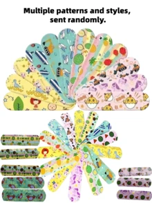 120pcs Breathable Waterproof Bandages, Cartoon Pattern, Suitable For Wounds, Minor Cuts And Scrapes, Multiple Patterns Randomly Shipped, Can Be Put In First Aid Kit - Multicolor - View 7