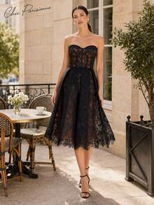 Black Parisian Lace - 黑色 - 查看 7
