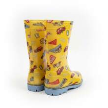 bota de lluvia para niño, 1519 Amarillo/card, duraderas, aptas para dias lluviosos, diseño de suela antideslizante para mayor traccion, material suave, ideal para actividades al aire libre. - Amarillo - Ver 5