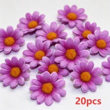 20/100pcs Artificial White Daisy Headpiece, Suitable For Hat Decoration, Cake Decoration, DIY Handicraft Decoration, Indoor Decoration Aesthetics, Graduation Gift Decoration Flowers, Bedroom Decoration, Wedding Decoration, Yellow Small Daisy Flower Whole Pack Wholesale, Handmade Woven Flower Garland, Dessert Table Backdrop, Photography Props Floral Accessories, Durable Non-Fading Decorative Flower Head, Artificial Small Daisy - Small Daisy Flower Head - View 25