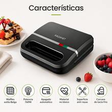 HuaTang Double Electric Waffle Maker, Easy To Clean, Non-Stick, 2 Squares - US A Type Plug(110-127V) - View 5
