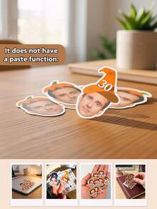 Face Confetti, 1/10/25/50/100/150/300 Pieces, Glossy Finish, Customized, Gift For Him, Gift For Her, Anniversary, Birthday, Party Decoration, Halloween Party Table Scatter Decor - Style 4 Paper Only (non-sticker) - View 6