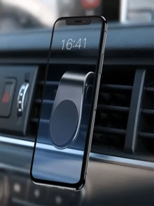 汽車手機支架，通用型手機出風口導航支架，360度旋轉後視鏡面板手機支架，適用於汽車出風口，適用於手機與儀表板安裝，汽車配件，駕駛者必備禮物 - 鏡面面板 - 查看 8
