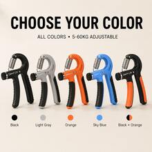 BSKT High Resistance Adjustable Grip Strengthener Without Counter, Ball Sports Combat Fitness Advanced Training For Men And Women Sports Enthusiasts, Thickened High Rebound Stainless Steel Spring, Non-Slip Wide Grip Handle, Full Range Force Adjustment, Badminton Basketball Boxing Climbing Grip Strength And Wrist Strength Training Equipment - Multiple Styles - View 8