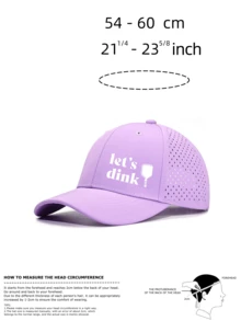 1 pieza Gorra de Pickle Ball impermeable de secado rápido con malla perforada - Sombrero deportivo ligero y transpirable para exteriores a prueba de lluvia y sol, perfecto para juegos de Pickle Ball - ¡Vamos a jugar! - Ver 9