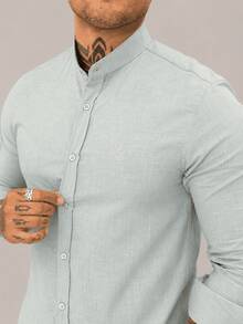 Men Shirts - Verde agua - Ver 2