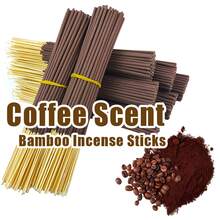 Coffee Scented Bamboo Incense Sticks, New Fragrance, Stable Burning, 22cm Single Stick, Large Capacity, Firm And Even Body, No Powder Drop, Home Incense, Tea Room, Shop Deodorization, Coffee Scent Relaxing And Soothing - Coffee Grounds Scented Incense Sticks - View 2