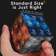 Chemical Element Periodic Table , Educational Puzzle Toy For Students, Middle School Chemistry Knowledge Point 3x3 Cube Gift - Multiple Styles - View 5