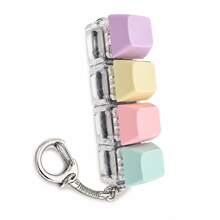 Cute Keyboard Fidget Keychain,4-In-1 Stress Relief ClickerToy With ,Keyboard Button Finger Clicker For Anxiety Relief - Multicolor - View 12