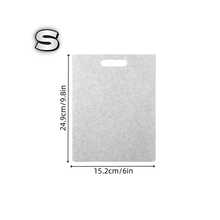 Rectangular Cutting Board Set, Plastic Cutting Board, Home Decor, Kitchen Decor, Household Items, Kitchenware, Suitable For Restaurant, Home, Party, Dining, Camping And Other Occasions, Meets Various User Needs For Mother's Day, Halloween, Graduation Gifts And More. - White - View 13
