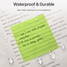 300 Sheets Transparent Sticky Notes, 6 Color Lined Memo Pads, See Through Removable Writing Notes, 50 Sheets Each Color For School Study, Office, Planner & Reading,Back To School Season - one-size - View 6