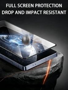 2 piezas Película protectora de pantalla, compatible con Infinix y otros modelos, película de vidrio templado de alta definición, dureza 9H, compatible con fundas de teléfono, fácil de instalar, resistente a arañazos, sin burbujas, cobertura completa. - transparente - Ver 2