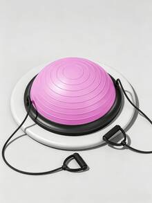 Semi-Balanced Training Ball | Yoga Exercise Ball With Support Straps, Suitable For Balance Training, Strength Exercises, Durable And Lightweight, Ideal For Indoor And Outdoor Use Sport - Multicolor - View 8