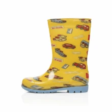 bota de lluvia para niño, 1519 Amarillo/card, duraderas, aptas para dias lluviosos, diseño de suela antideslizante para mayor traccion, material suave, ideal para actividades al aire libre. - Amarillo - Ver 3