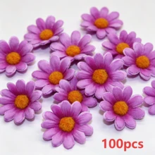 20/100pcs Artificial White Daisy Headpiece, Suitable For Hat Decoration, Cake Decoration, DIY Handicraft Decoration, Indoor Decoration Aesthetics, Graduation Gift Decoration Flowers, Bedroom Decoration, Wedding Decoration, Yellow Small Daisy Flower Whole Pack Wholesale, Handmade Woven Flower Garland, Dessert Table Backdrop, Photography Props Floral Accessories, Durable Non-Fading Decorative Flower Head, Artificial Small Daisy - Small Daisy Flower Head - View 27