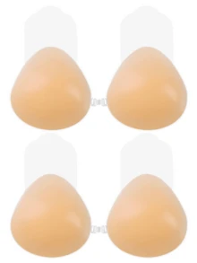 2/1 Pair Women's Waterproof Thick Silicone Breast Petals, Suitable For Small Breast Lift And Cleavage, Wedding Photography - Multicolor - View 10