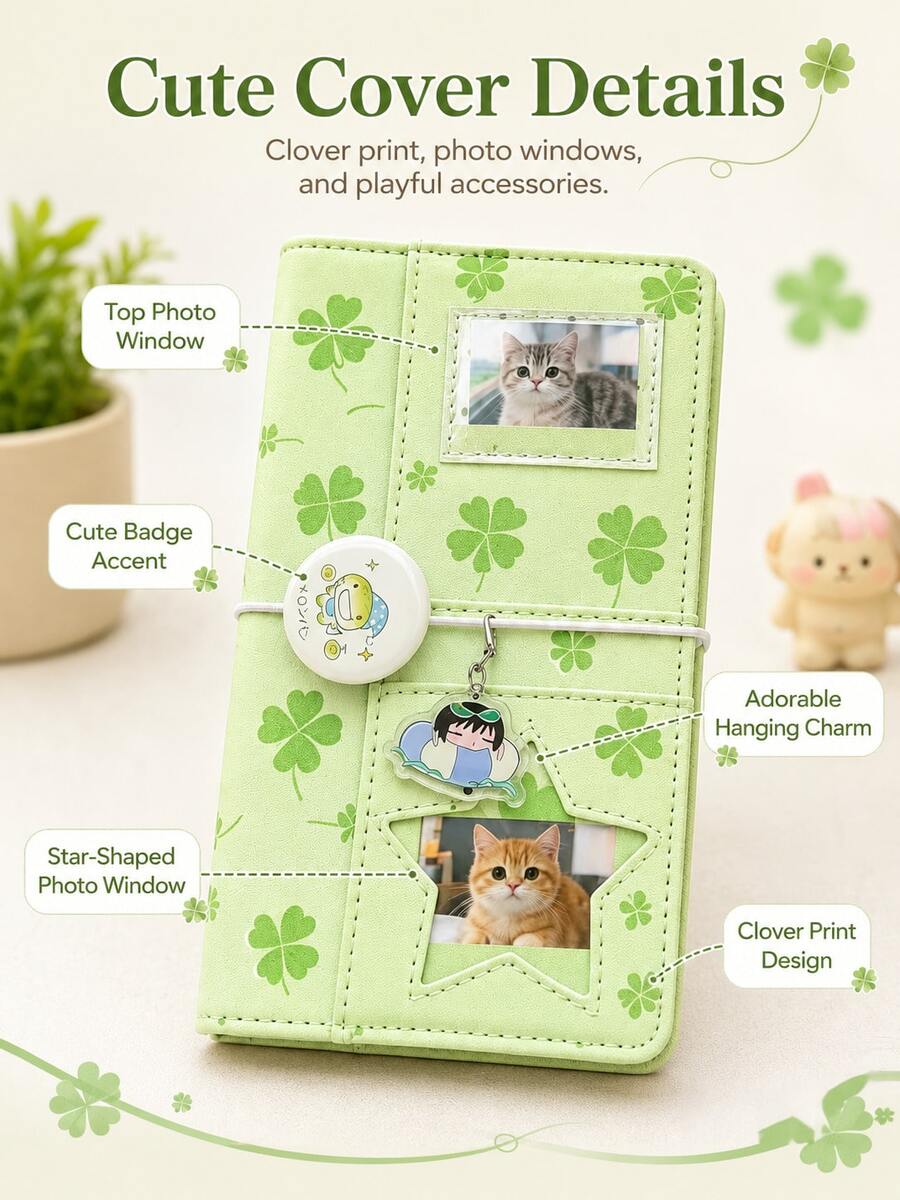 A6 Loose-Leaf Planner, Star & Polka Dot Loose-Leaf Diary, Replaceable Inner Pages, Daily Schedule Memo, Suitable For Work, Study, Office, Back To School Supplies, School Essentials And First Day Of School, Only Includes Cover And Inner Pages