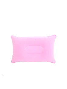 Flocked PVC Rectangular Inflatable Pillow, Multi-Color Portable Foldable Travel Cushion, Quick Inflation Soft Headrest, Suitable For Camping, Airplane, Commuting, Office Nap And Outdoor Use - Multicolor - View 16