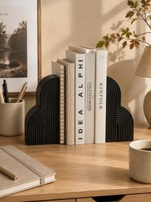 2 Pieces Modern Nordic Arched Bookshelf, Decorative Bookshelf, Simple Shelf, Suitable For Home And Office Desktop Decoration, The Best Gift For Friends, Back-To-School Gift. - one-size - View 5