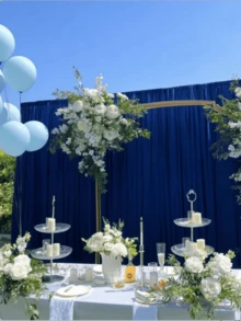 1 Piece, High-Quality 100% Polyester Fabric, High Elasticity, Perfect For Romantic Valentine's Day Backdrops, Wedding Backdrops, Proposal Ceremonies, Thanksgiving, New Year's Banquets, Christmas, Bachelorette Parties, Decorative Hanging Ornaments - View 3