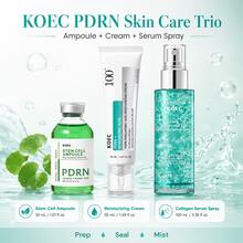 KOEC PDRN Skincare 3 Pieces Set, Hydrating & Firming Face Set With PDRN Complex, Even Skin Tone & Deep Hydration For All-Day Radiance And Smoothing, 3 PiecesKit - PDRN Skincare Set - View 1