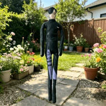 DELUSTA 29cm Anime Alien Stage Ivan Till Action Figure Stuffed Doll Creative Twistable Shape Bendable PVC Model Room Decor Ornament Gift - Multicolor - View 11