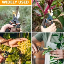 Thickened Titanium Alloy Pruning Shears, Heavy-Duty Pruning Shears For Thick Branches, Suitable For Garden Pruning, Fruit Tree Pruning, Branch Cutting, Modern Style, Comfortable Grip, Durable Tree Pruning Shears, Home Garden Floral Tools - Standard - View 7