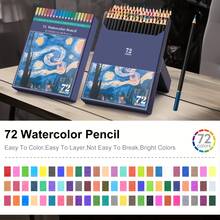 24/36/48/72/120 Professional Colored Watercolor Pencils Set For Adults & Teens - Premium Art Supplies With Vibrant Colors, For Professional Artistic Use - 72 Colors Water Soluble Colored Pencils - View 7