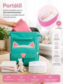 Bañera Inflable Para Bebés Portátil Tina Plegable Con Bomba, Tina de bebé inflable - Rosa - Ver 4