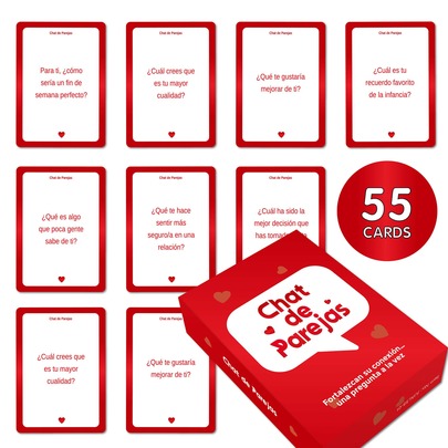 55 Spanish Drinking Game Cards, Each Card Adds Emotion, Laughter And Unexpected Moments, Perfect For Parties, Birthdays And Epic Nights With Friends, 21st Birthday Gift, Valentine's Day/Christmas Gift