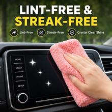 Carsun 5PCS Ultra Soft Microfiber Car Cleaning Towels, 5 Color Absorbent Detailing Cloths, No Lint Scratch Free Auto Care Towels For Interior Dashboard Glass - A - View 5