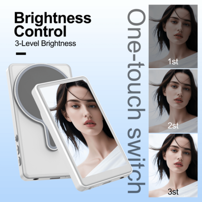 Magnetic Phone Vlog Selfie Monitor With High-Definition Screen Display - Rechargeable 36V Dual Power (Battery/USB), Compatible With IOS And Android Phones, With Remote Control, Wireless Rear Camera Monitor, Suitable For Live Streaming, Content Creation, Selfie, Video Recording, Etc. Tools, Cameras