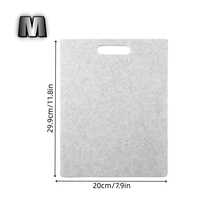 Rectangular Cutting Board Set, Plastic Cutting Board, Home Decor, Kitchen Decor, Household Items, Kitchenware, Suitable For Restaurant, Home, Party, Dining, Camping And Other Occasions, Meets Various User Needs For Mother's Day, Halloween, Graduation Gifts And More. - White - View 10