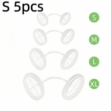 4 Sizes/Nose Mask Set With Invisible Filter, Blocks Dust, Pollen And Smog, Filters Exhaled Air; Simple Insert Design, Easy To Wear And Remove, Soft And Discreet Comfort, Suitable For Daily Use; 4 Sizes Fit Various Nose Shapes, Travel Nose Mask - Multicolor - View 18