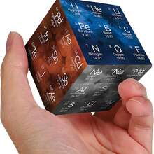 Chemical Element Periodic Table , Educational Puzzle Toy For Students, Middle School Chemistry Knowledge Point 3x3 Cube Gift - Multiple Styles - View 1