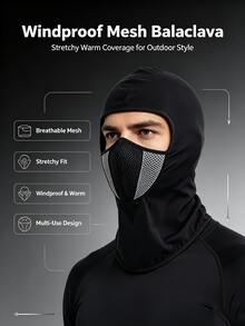 Musion 1/2/3PCS Breathable Mesh Balaclava Full Face Cover, Windproof Quick‑Dry Cycling Helmet Liner Hood For Outdoor Sports Motorcycle Riding - Multicolor - View 3