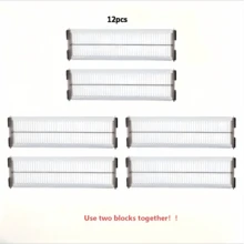 6pcs Adjustable Drawer Dividers, Expandable Plastic Organizer For Clothes, Underwear, Socks, Vertical And Horizontal Combination, Expandable Metal Kitchen, Drawer, Bedroom, Cabinet, Office Storage Box - Multicolor - View 10