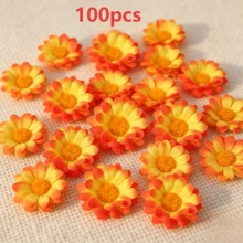 20/100pcs Artificial White Daisy Headpiece, Suitable For Hat Decoration, Cake Decoration, DIY Handicraft Decoration, Indoor Decoration Aesthetics, Graduation Gift Decoration Flowers, Bedroom Decoration, Wedding Decoration, Yellow Small Daisy Flower Whole Pack Wholesale, Handmade Woven Flower Garland, Dessert Table Backdrop, Photography Props Floral Accessories, Durable Non-Fading Decorative Flower Head, Artificial Small Daisy - Small Daisy Flower Head - View 29