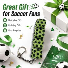 Keyboard Stress Relief Toy, Football Style Loud Clicky Keychain, Pressure Release Clicking Keyboard, Improve Focus And Relieve Anxiety, Suitable For Library, Office And Home - Multicolor - View 7