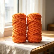 CLSUPER 35oz/1000g Chunky Chenille Yarn, Extra Large Thick Handmade Knitting Yarn, Soft Washable DIY Crochet Yarn, Suitable For Blankets, Pillows, Scarves, Ideal For Beginners' Craft Projects - Multicolor - View 15