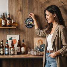 2D Flat Wooden Wall Decor Sign, Not A Clock, Non-Moving, Vintage "Its Beer" Rustic Country Style Beer Theme Art - Rustic Beer Theme - View 16