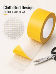 1 Roll Strong Adhesive Tape For Fabric, Multifunctional No-Cut No-Damage Tape For Hem Alterations, Suitable For Fabric Clothing No-Sew Self-Adhesive Repair Patch - Multicolor - View 6